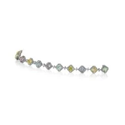 GIA Certified Multi Color Diamond Bracelet -Mode Bijouterie Magasin 0328AR173794 master 1