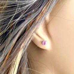 Oval Shaped Mini Ceylon Pink Sapphires Set In Yellow Gold Stud Earrings 17 Oval Shaped Mini Ceylon Pink Sapphires Set In Yellow Gold Stud Earrings -Mode Bijouterie Magasin 0563C070 5079 47DC 8272 63B223C727A4 master