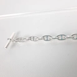 Hermes Chaine D'Ancre Bracelet, Large Size 12 Silver 925/1000 12 Hermes Chaine D'Ancre Bracelet, Large Size 12 Silver 925/1000 -Mode Bijouterie Magasin 060875cb 3add 41ae bf07 ca4dbb702004 master