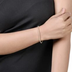 Certified 14k Gold 2 Carat Natural Diamond 3 Prong Tennis Wedding White Bracelet 10 Certified 14k Gold 2 Carat Natural Diamond 3 Prong Tennis Wedding White Bracelet -Mode Bijouterie Magasin 06 03 202300281 2 master