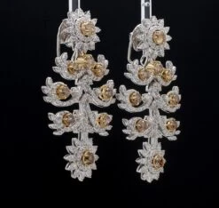 Champagne Diamond Chandelier White Gold Earrings 13 Champagne Diamond Chandelier White Gold Earrings -Mode Bijouterie Magasin 0EE1FEC2 5087 4DB1 A5AD 70B204C8DF70 master