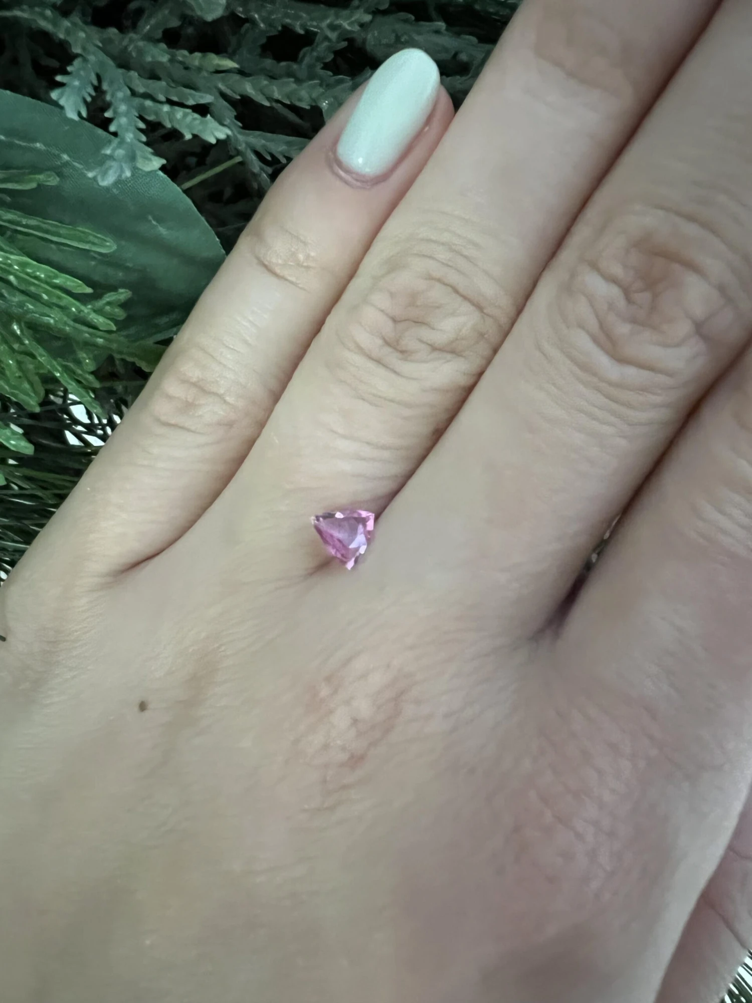 GRS Certified 0.46 Carat Orangy-Pink Padparadscha Sapphire, Unheated Sapphire 7 GRS Certified 0.46 Carat Orangy-Pink Padparadscha Sapphire, Unheated Sapphire – Image 5