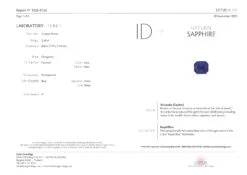 *Sale* GIA D VVS1 Ceylon 3.56 Ct Royal Blue Sapphire Diamond Engagement Ring -Mode Bijouterie Magasin 1008 8160S master