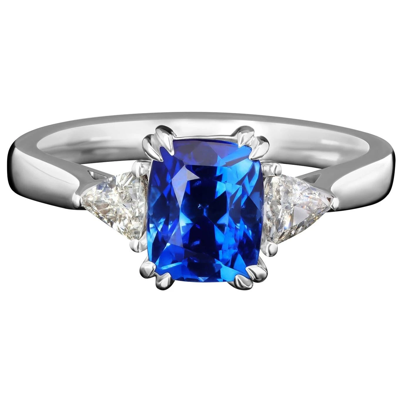 Unknown Sapphire Ring Diamond Wedding Band White Gold Blue Gemstone 19 Unknown Sapphire Ring Diamond Wedding Band White Gold Blue Gemstone – Image 17