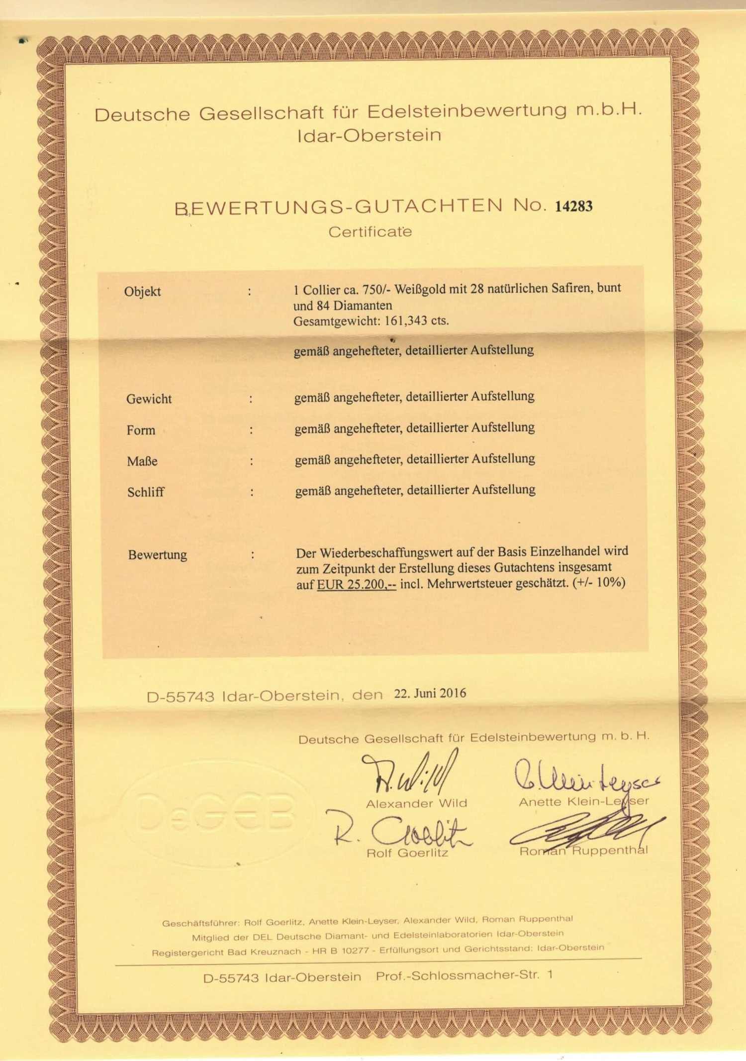 Unknown Necklace With 28 Natural Colored Sapphires 7 Unknown Necklace With 28 Natural Colored Sapphires – Image 5