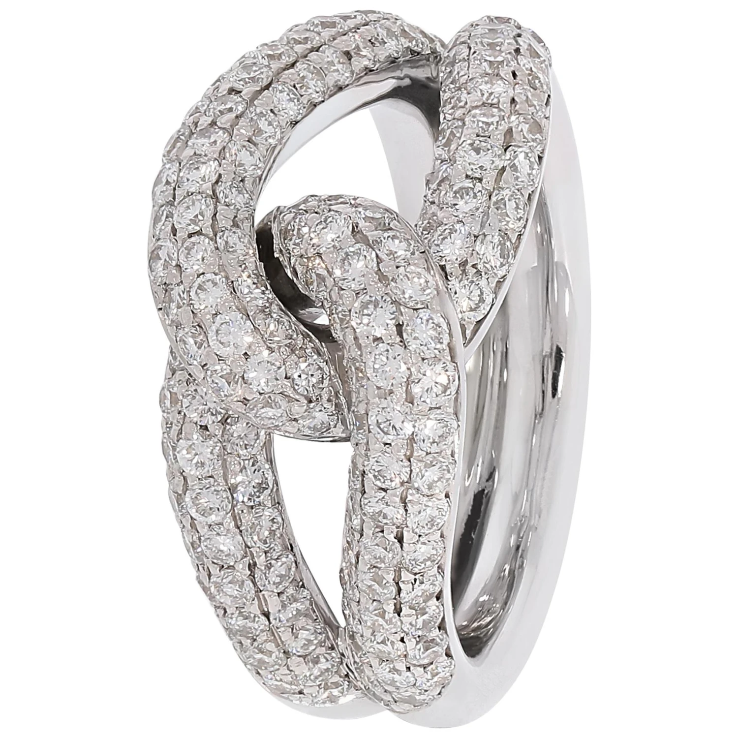 Rosior Diamond White Gold Engagement Ring 3 Rosior Diamond White Gold Engagement Ring