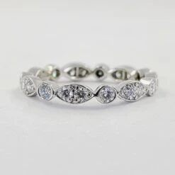 Tiffany & Co. Platinum Jazz Diamond Eternity Ring -Mode Bijouterie Magasin 110 2000355 4 master