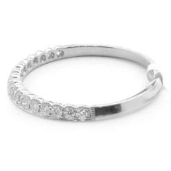 Unknown 14 Karat White Gold Diamond Band 9 Unknown 14 Karat White Gold Diamond Band -Mode Bijouterie Magasin 110 848 4 master