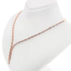 2.30 Carat Round Brilliant Pink Diamond Necklace 14k Rose Gold 16 2.30 Carat Round Brilliant Pink Diamond Necklace 14k Rose Gold -Mode Bijouterie Magasin 11244 10 master