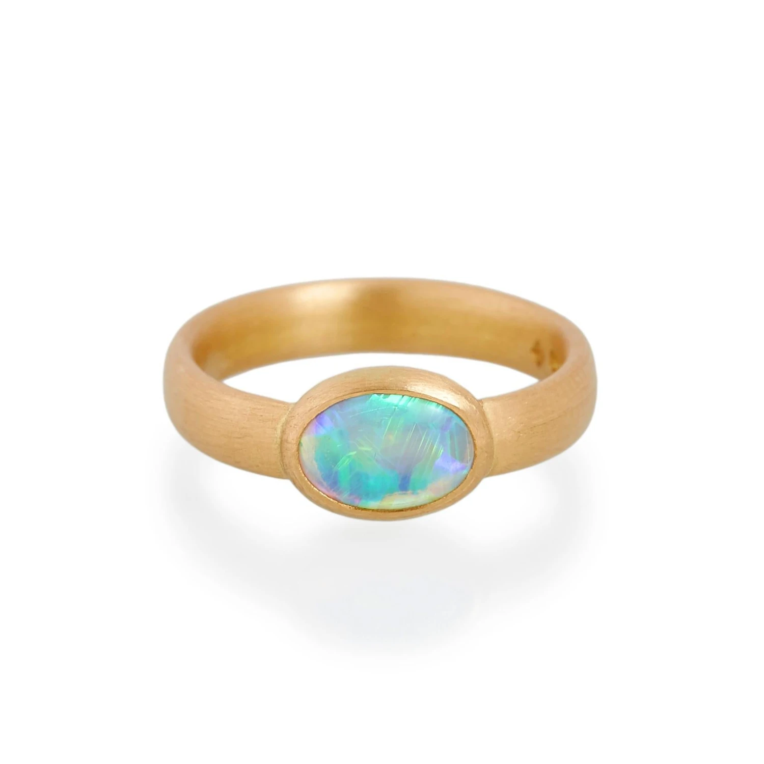 Opal Ring, 22 Carat Gold 4 Opal Ring, 22 Carat Gold – Image 2
