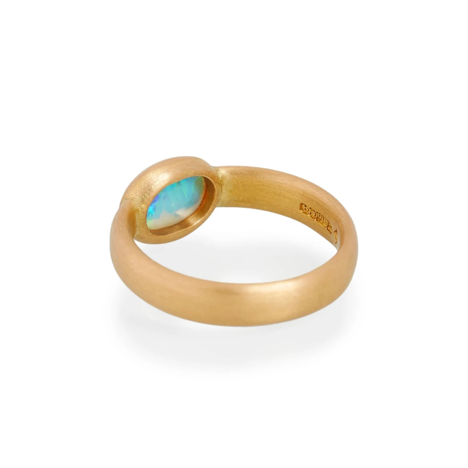 Opal Ring, 22 Carat Gold 5 Opal Ring, 22 Carat Gold – Image 3