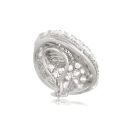 Unknown 10.50Carat Brilliant-Cut And Baguette Cut Diamond Earrings, Platinum, Circa 1980 -Mode Bijouterie Magasin 12376 BV master