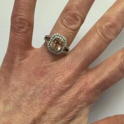 Unknown Pink Sapphire And Diamond Sea Stars Earrings In 18 Karat Rose Gold -Mode Bijouterie Magasin 12 master