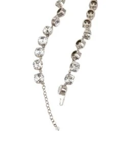 Balenciaga Women's Silver-Tone Crystal Collar Necklace 9 Balenciaga Women's Silver-Tone Crystal Collar Necklace -Mode Bijouterie Magasin 13420 6 35585 master