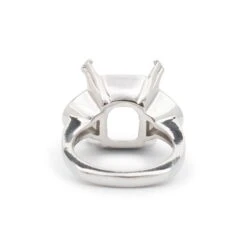 Unknown Ladies 14k White Gold Rectangular Semi Mount Engagement Ring 11 Unknown Ladies 14k White Gold Rectangular Semi Mount Engagement Ring -Mode Bijouterie Magasin 142648 05 master