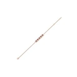 Unknown Ruby & Diamond Dual Tone Bracelet In 18 Karat Gold -Mode Bijouterie Magasin 15 master 1