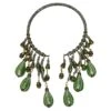 Francoise Montague Green Murano Glass Drop Choker 1 Francoise Montague Green Murano Glass Drop Choker -Mode Bijouterie Magasin 16348252 datamatics