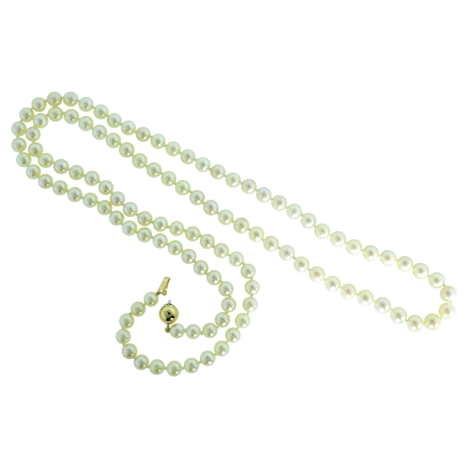 Unknown Fine Akoya Cultured Pearl Long Strand 3 Unknown Fine Akoya Cultured Pearl Long Strand