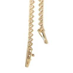 Unknown 18 Karat Yellow Gold Diamond Tennis Necklace -Mode Bijouterie Magasin 165 1916 3 master