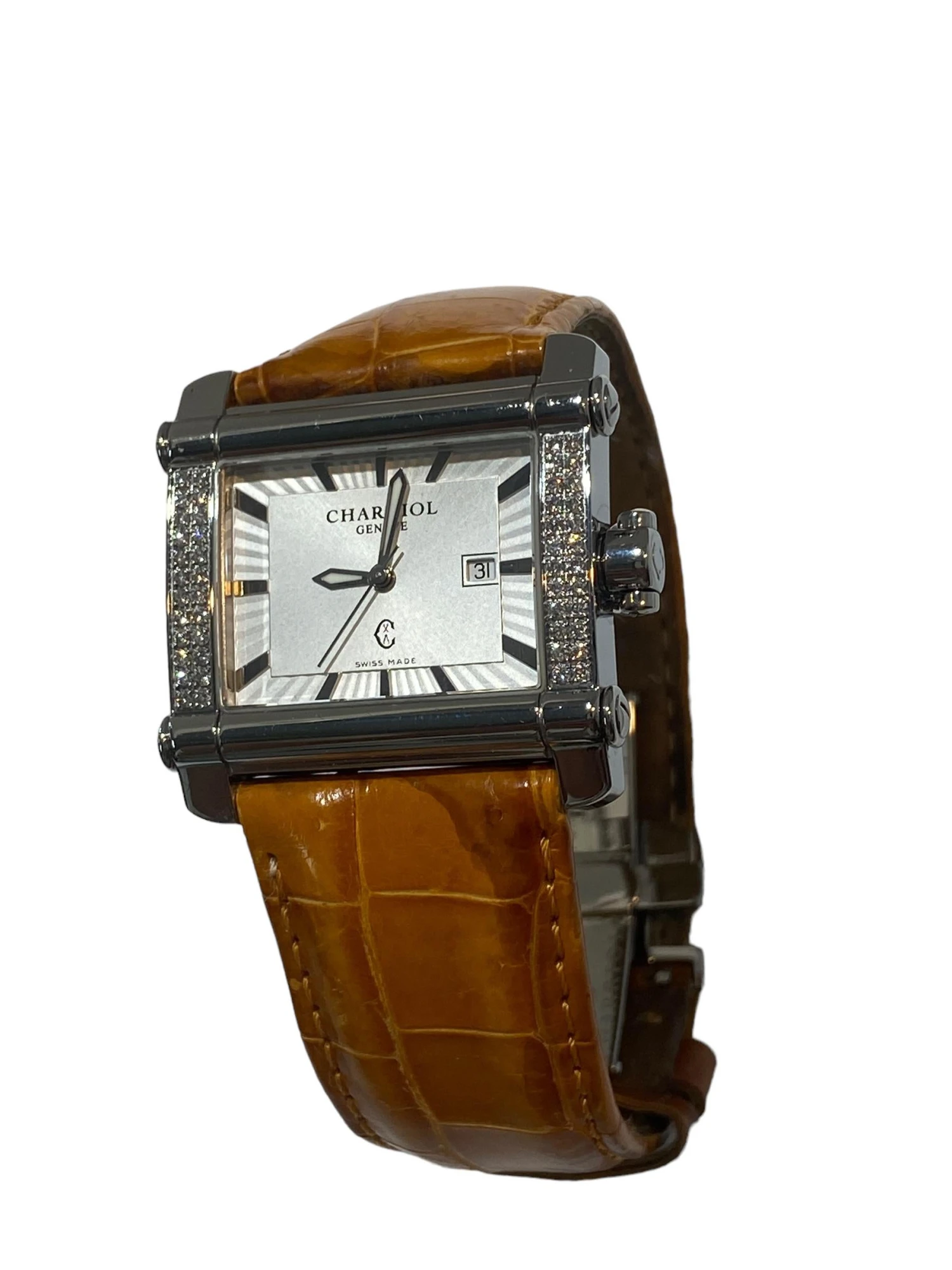 Philippe Charriol, Diamond .50 Carat Watch Swiss Movement CCHL 4 Philippe Charriol, Diamond .50 Carat Watch Swiss Movement CCHL – Image 2