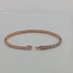 5.71 Carat VS G Color Diamonds Total Stones 57 Rose Gold Tennis Bracelet 21 5.71 Carat VS G Color Diamonds Total Stones 57 Rose Gold Tennis Bracelet -Mode Bijouterie Magasin 1679061035055 master