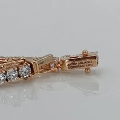 5.71 Carat VS G Color Diamonds Total Stones 57 Rose Gold Tennis Bracelet 22 5.71 Carat VS G Color Diamonds Total Stones 57 Rose Gold Tennis Bracelet -Mode Bijouterie Magasin 1679061035076 master