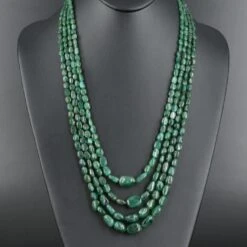 Unknown 450 Carats Of Earth Mined Emeralds Set In A 4 Strand Necklace 10 Unknown 450 Carats Of Earth Mined Emeralds Set In A 4 Strand Necklace -Mode Bijouterie Magasin 1683576718131 bda7ee4df803a3c6a52e33c3b76d857f5ec711778b1ac0861a3f32c0815e14a9 1 master