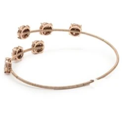 Unknown 14 Karat Rose Gold Diamond Bypass Bracelet -Mode Bijouterie Magasin 170 1652 3 master