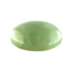 8.10 Carat GIA Certified Grey Green Jadeite Jade ‘A’ Grade Oval Cabochon