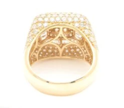 Unknown 3.69Ct Natural Diamond 14K Solid Yellow Gold Men's Ring -Mode Bijouterie Magasin 1752 5 master