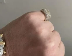 Unknown 3.69Ct Natural Diamond 14K Solid Yellow Gold Men's Ring -Mode Bijouterie Magasin 1752 9 master