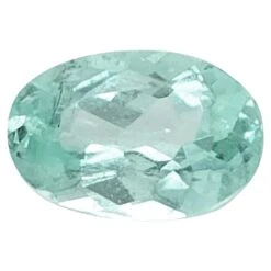 GIA Certified 0.46 Carat Natural Paraiba Tourmaline Loose Stone Oval Shape