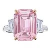 8.09 Carat Emerald Pink Sapphire And Diamond Platinum Ring 2 8.09 Carat Emerald Pink Sapphire And Diamond Platinum Ring -Mode Bijouterie Magasin 18384642 datamatics
