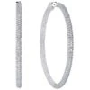 6 Carat Round Brilliant 2 Inch Pave Diamond Hoops Earrings Certified 2 6 Carat Round Brilliant 2 Inch Pave Diamond Hoops Earrings Certified -Mode Bijouterie Magasin 18543802 datamatics