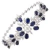 Synthetic Blue Sapphire Bracelet Natural Diamond Pave 14k White Gold Jewelry 2 Synthetic Blue Sapphire Bracelet Natural Diamond Pave 14k White Gold Jewelry -Mode Bijouterie Magasin 18824242 datamatics