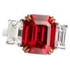 Emilio Jewelry Certified 8.00 Carat No Heat Emerald Cut Ruby Ring -Mode Bijouterie Magasin 18895082 datamatics