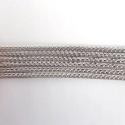 Unknown 18 Carat White Gold Wheat Link Necklace 12 Unknown 18 Carat White Gold Wheat Link Necklace -Mode Bijouterie Magasin 18CT WHITE GOLD WHEAT LINK NECKLACE 11 master