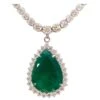 Unknown Certified 40 Carat Emerald And Diamond Necklace In 18 Karat Gold 1 Unknown Certified 40 Carat Emerald And Diamond Necklace In 18 Karat Gold -Mode Bijouterie Magasin 19114292 datamatics