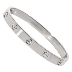 Cartier Love Bracelet In 18k White Gold