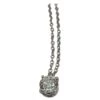 0.70 Carat VS G Color Stud Pendant White Gold Necklace