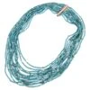 Unknown Seed Turquoise, Raw Diamond And Pearl Necklace -Mode Bijouterie Magasin 19471792 datamatics