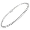 LB Exclusive 14K White Gold 2.63Carat Diamond Tennis Bracelet -Mode Bijouterie Magasin 19503082 datamatics
