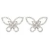 LB Exclusive 18k White Gold 0.75 Carat Diamond Butterfly Earrings -Mode Bijouterie Magasin 19511762 datamatics