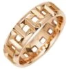 Tiffany & Co. Tiffany T True 18k Rose Gold Wide Band Ring Size 52 -Mode Bijouterie Magasin 19525842 datamatics