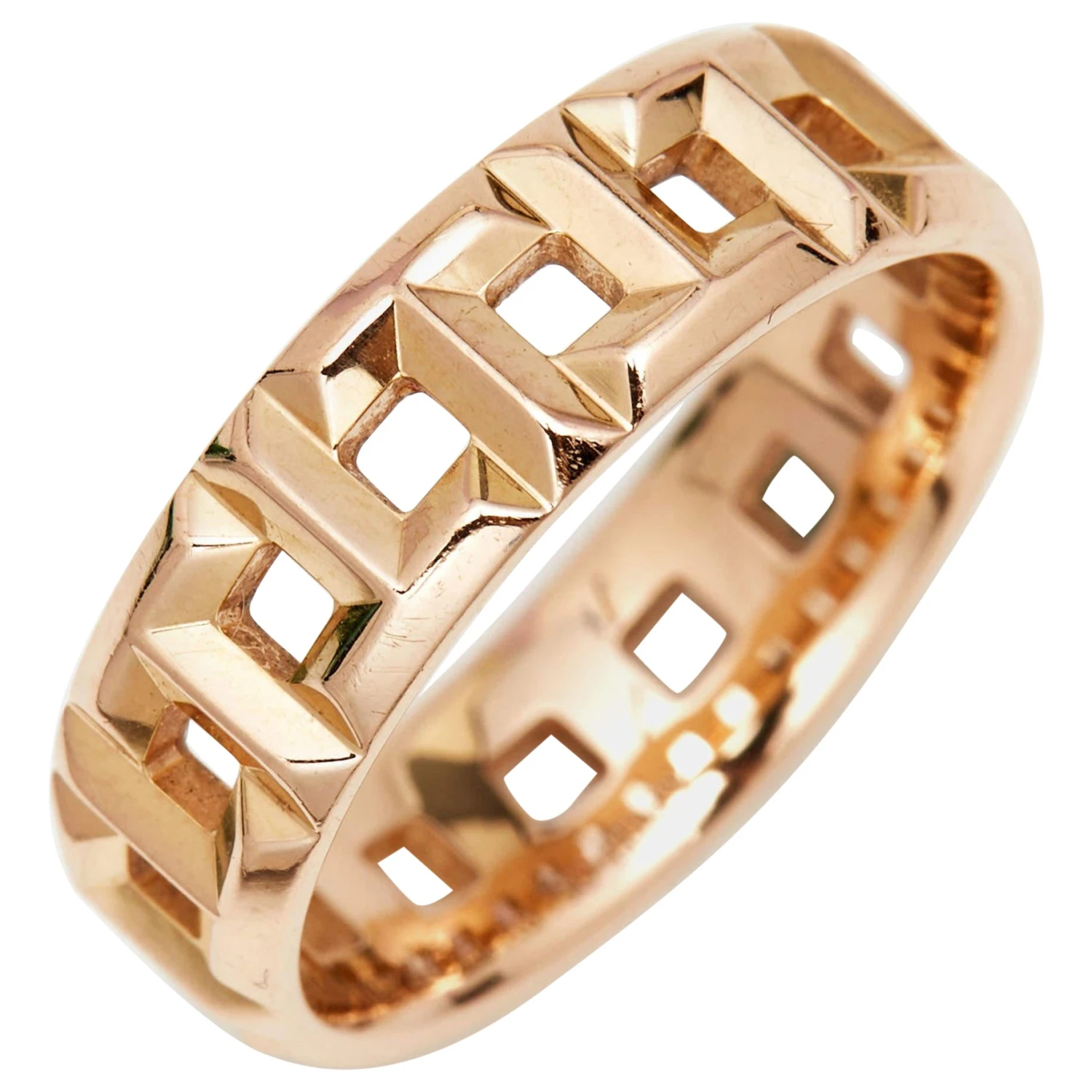 Tiffany & Co. Tiffany T True 18k Rose Gold Wide Band Ring Size 52 3 Tiffany & Co. Tiffany T True 18k Rose Gold Wide Band Ring Size 52