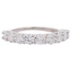 Unknown Ladies 14k White Gold 9 Natural Round Diamond Half Eternity Wedding Ring 2 Unknown Ladies 14k White Gold 9 Natural Round Diamond Half Eternity Wedding Ring -Mode Bijouterie Magasin 19527582 datamatics