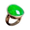 Vhernier Jade And Rock Crystal Giotto Collection Ring