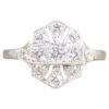 Unknown Quality Art Deco Replica Diamond Plaque Ring In 18 Carat White Gold -Mode Bijouterie Magasin 19568562 datamatics