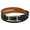 Hermès Hapi Leather Bracelet In Black And Brown Leather 2 Hermès Hapi Leather Bracelet In Black And Brown Leather -Mode Bijouterie Magasin 19579302 datamatics