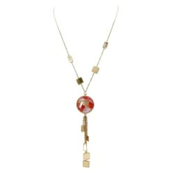 Mother Of Pearl 14k Yellow Gold Link Chain Necklace